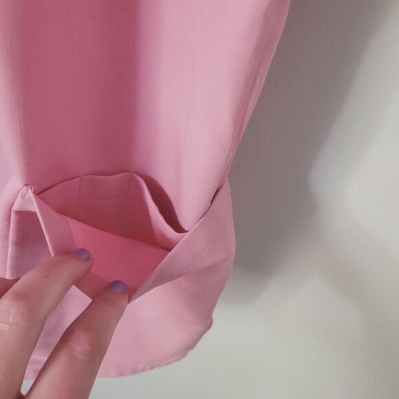 Mandala Scrubs 6 Pocket Top in Rosé Pink Size 2XL - Picture 7 of 9